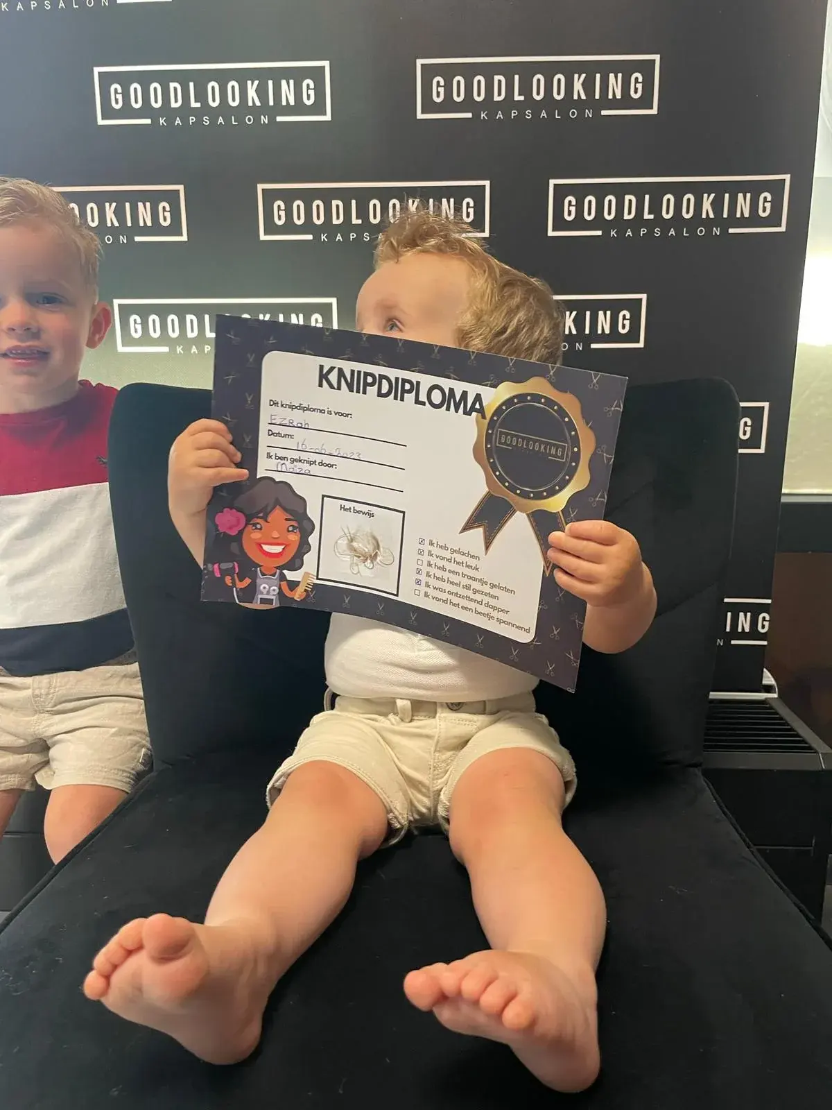 Knipdiploma kinderkapper Veenendaal